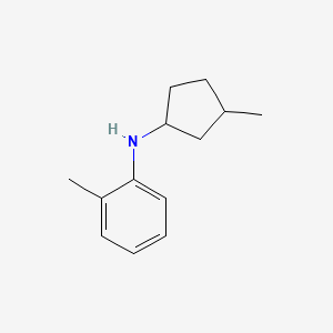 2-methyl-N-(3-methylcyclopentyl)aniline