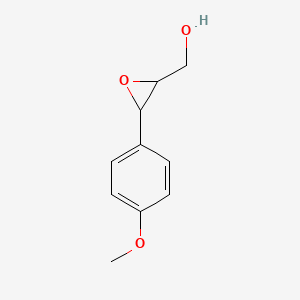 molecular formula C10H12O3 B13259725 [3-(4-Methoxyphenyl)oxiran-2-yl]methanol CAS No. 1823871-42-6