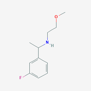 [1-(3-Fluorophenyl)ethyl](2-methoxyethyl)amine