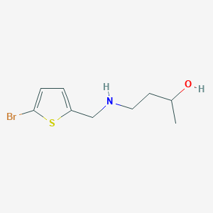 4-{[(5-Bromothiophen-2-yl)methyl]amino}butan-2-ol