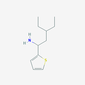 3-Ethyl-1-(thiophen-2-YL)pentan-1-amine