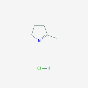 molecular formula C5H10ClN B13259803 5-Methyl-3,4-dihydro-2H-pyrrole hydrochloride 