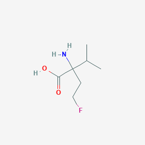 2-Amino-2-(2-fluoroethyl)-3-methylbutanoic acid