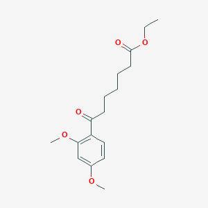 Ethyl 7-(2,4-dimethoxyphenyl)-7-oxoheptanoate