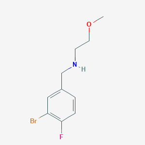 [(3-Bromo-4-fluorophenyl)methyl](2-methoxyethyl)amine