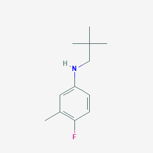 N-(2,2-dimethylpropyl)-4-fluoro-3-methylaniline