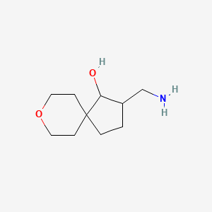 2-(Aminomethyl)-8-oxaspiro[4.5]decan-1-ol