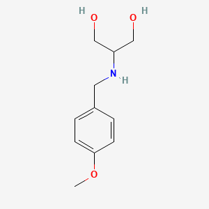 2-{[(4-Methoxyphenyl)methyl]amino}propane-1,3-diol