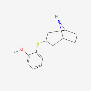 3-[(2-Methoxyphenyl)sulfanyl]-8-azabicyclo[3.2.1]octane