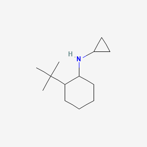 2-tert-butyl-N-cyclopropylcyclohexan-1-amine