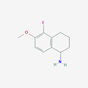 5-Fluoro-6-methoxy-1,2,3,4-tetrahydronaphthalen-1-amine