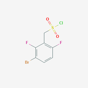 (3-Bromo-2,6-difluorophenyl)methanesulfonyl chloride