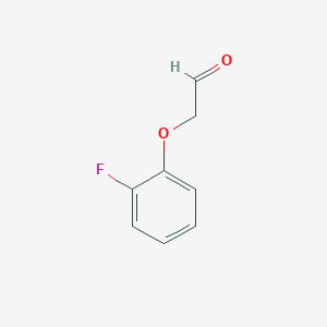 molecular formula C8H7FO2 B13260174 2-(2-Fluorophenoxy)acetaldehyde 