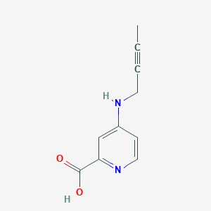 4-[(But-2-yn-1-yl)amino]pyridine-2-carboxylic acid