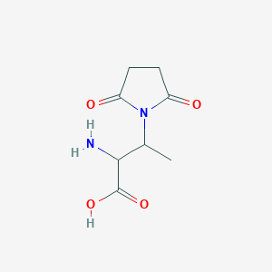 2-Amino-3-(2,5-dioxopyrrolidin-1-yl)butanoic acid