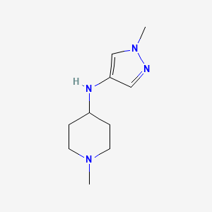 1-methyl-N-(1-methyl-1H-pyrazol-4-yl)piperidin-4-amine