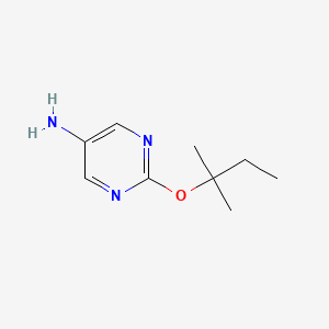 2-[(2-Methylbutan-2-yl)oxy]pyrimidin-5-amine