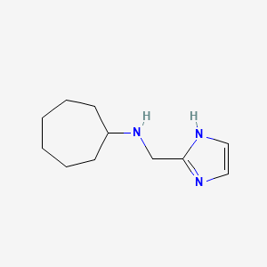 N-(1H-imidazol-2-ylmethyl)cycloheptanamine