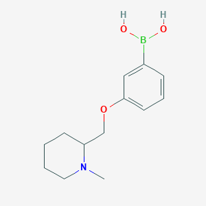 (3-[(1-Methylpiperidin-2-YL)methoxy]phenyl)boronic acid