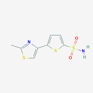 5-(2-Methyl-1,3-thiazol-4-yl)thiophene-2-sulfonamide