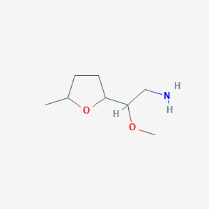 2-Methoxy-2-(5-methyloxolan-2-YL)ethan-1-amine