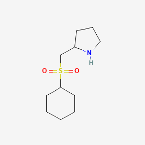 2-[(Cyclohexanesulfonyl)methyl]pyrrolidine