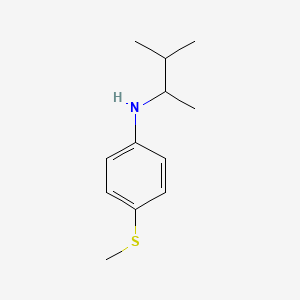 n-(3-Methylbutan-2-yl)-4-(methylthio)aniline