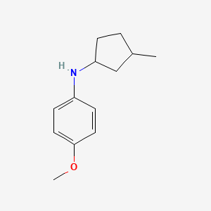 4-methoxy-N-(3-methylcyclopentyl)aniline