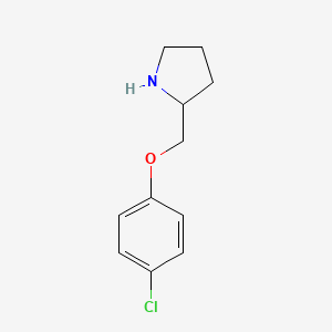 2-[(4-Chlorophenoxy)methyl]pyrrolidine