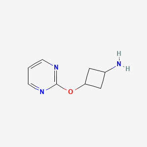 3-(Pyrimidin-2-yloxy)cyclobutan-1-amine