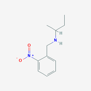 molecular formula C11H16N2O2 B13260670 (Butan-2-yl)[(2-nitrophenyl)methyl]amine 