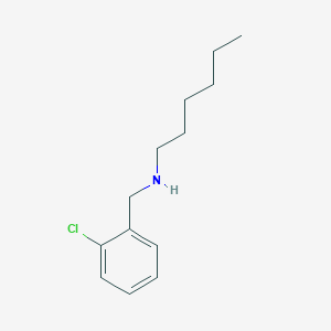 molecular formula C13H20ClN B13260687 [(2-Chlorophenyl)methyl](hexyl)amine 