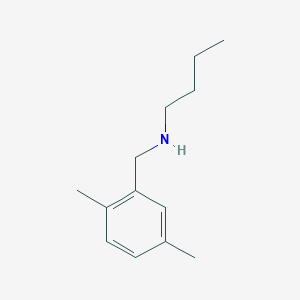 molecular formula C13H21N B13260729 Butyl[(2,5-dimethylphenyl)methyl]amine 