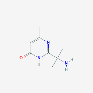 2-(2-Aminopropan-2-yl)-6-methyl-3,4-dihydropyrimidin-4-one