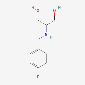 2-{[(4-Fluorophenyl)methyl]amino}propane-1,3-diol