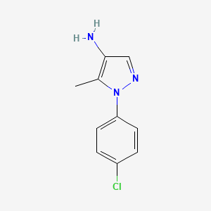 1-(4-chlorophenyl)-5-methyl-1H-pyrazol-4-amine