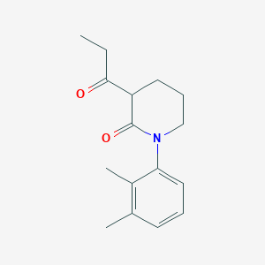 1-(2,3-Dimethylphenyl)-3-propanoylpiperidin-2-one