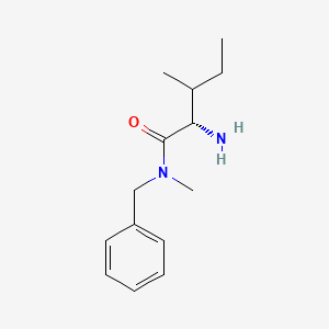 molecular formula C14H22N2O B13260965 (2S)-2-amino-N-benzyl-N,3-dimethylpentanamide 