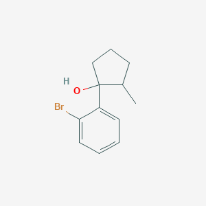 1-(2-Bromophenyl)-2-methylcyclopentan-1-ol