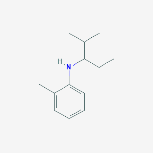 2-methyl-N-(2-methylpentan-3-yl)aniline