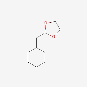 molecular formula C10H18O2 B1326125 (1,3-二氧戊环-2-基甲基)环己烷 CAS No. 898759-11-0