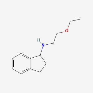 N-(2-ethoxyethyl)-2,3-dihydro-1H-inden-1-amine