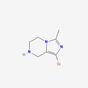 1-Bromo-3-methyl-5,6,7,8-tetrahydro-imidazo[1,5-A]pyrazine