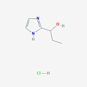 1-(1H-Imidazol-2-yl)propan-1-ol hydrochloride