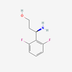 (3R)-3-amino-3-(2,6-difluorophenyl)propan-1-ol