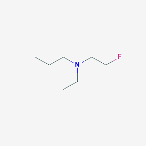 molecular formula C7H16FN B13261351 Ethyl(2-fluoroethyl)propylamine 