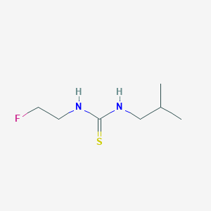 3-(2-Fluoroethyl)-1-(2-methylpropyl)thiourea