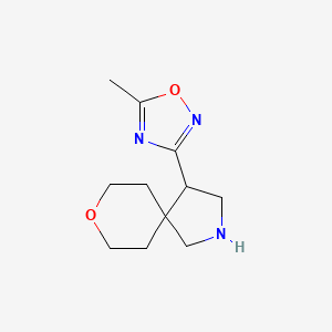 4-(5-Methyl-1,2,4-oxadiazol-3-yl)-8-oxa-2-azaspiro[4.5]decane