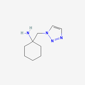 1-[(1H-1,2,3-Triazol-1-yl)methyl]cyclohexan-1-amine