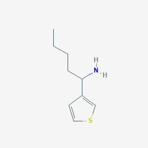 1-(Thiophen-3-yl)pentan-1-amine